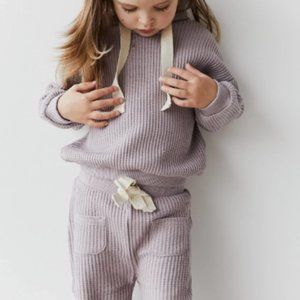 EUC Jamie Kay Eva Waffle Hoodie & Carter Waffle Pant with Headband